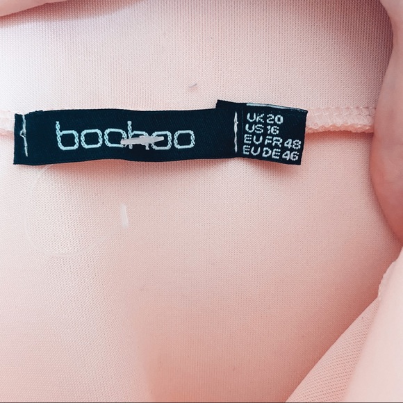 Pale Pink Off The Shoulder Dress - Picture 3 of 3